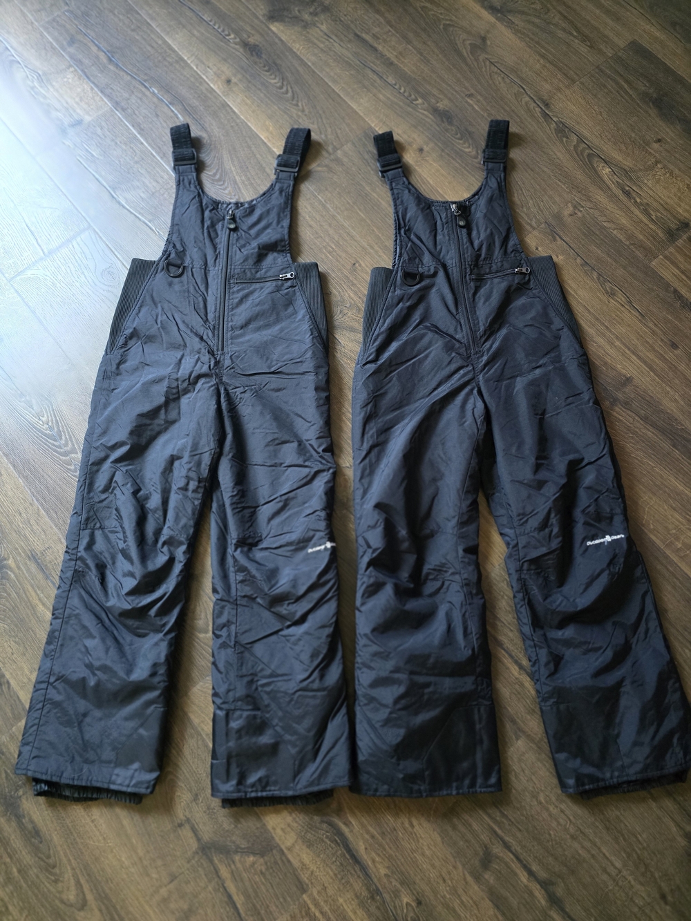 Outdoor Gear Kid's Black Snow Bibs (Set) - Insulated Ski Overalls